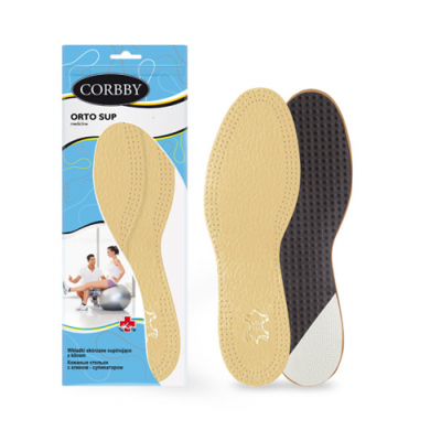 Miniaturka artykułu - CORBBY ORTO SUP wkładki profilowane r.39 - 1 para