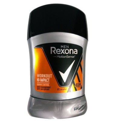 Zdjęcie produktu - REXONA MEN Workout Hi-Impact antyperspirant w sztyfcie, 50 ml