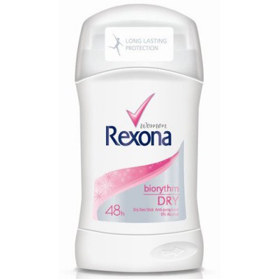 Miniaturka artykułu - REXONA WOMEN BIORYTHM antyperspirant w sztyfcie - 40ml