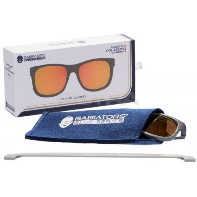 Miniaturka artykułu - Babiators Okulary Blue series - The Islander Galaxy Gray orange lenses  AGE 0-2 BLU-009