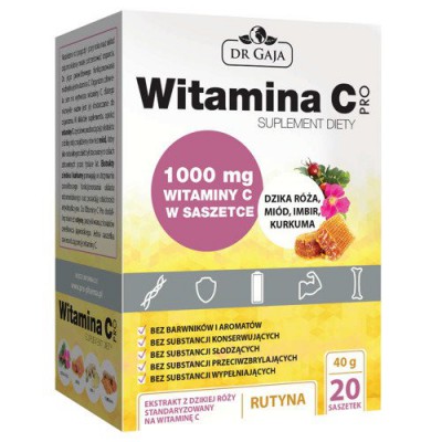 Propharma Dr Gaja Witamina C Pro - 20 saszetek
