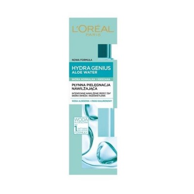 Miniaturka artykułu - L'OREAL HYDRA GENIUS Żel do sk&oacute;ry normalnej i mieszanej - 70ml
