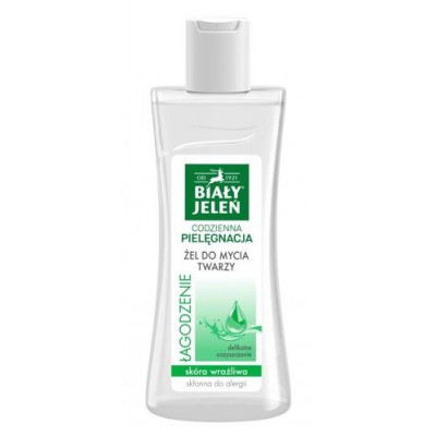 Miniaturka artykułu - Biały Jeleń Łagodzenie Żel do mycia twarzy - 265ml
