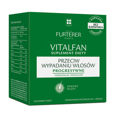 Miniaturka artykułu - Vitalfan Przeciw wypadaniu włos&oacute;w Progresywne - 30kaps.