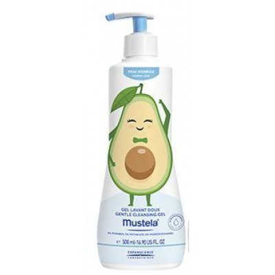 Miniaturka artykułu - MUSTELA Delikatny żel do mycia Avokado, 500 ml