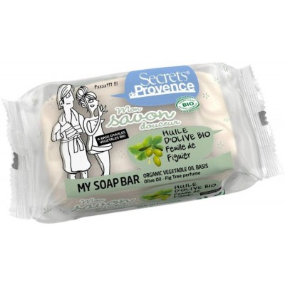 Miniaturka artykułu - Secrets de Provence naturalne mydło oliwa z oliwek - 100 g