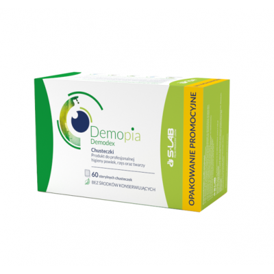 Miniaturka artykułu - DEMOPIA DEMODEX Chusteczki sterylne, 60 sztuk