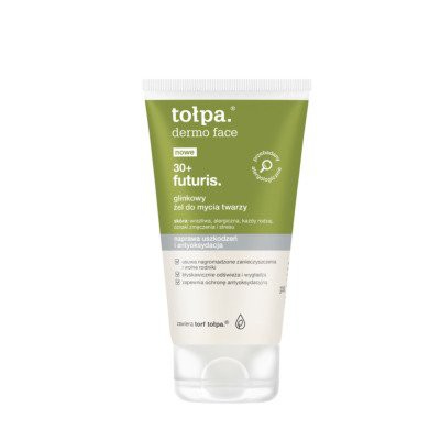 Miniaturka artykułu - TOŁPA DERMO FACE FUTURIS 30+ Glinkowy żel do mycia twarzy, 150 ml