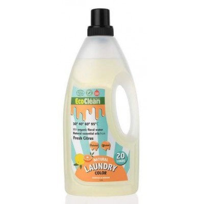 Miniaturka artykułu - ECO CLEAN Cytrusowy Płyn do prania - 1500ml