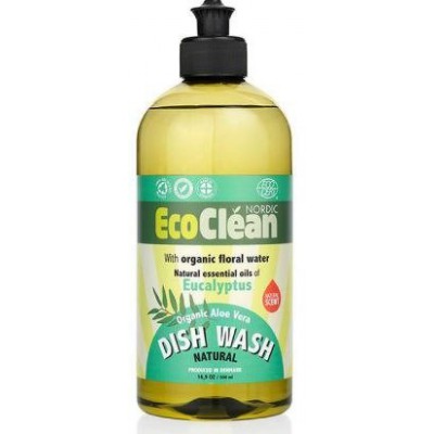 Miniaturka artykułu - ECO CLEAN Eukaliptusowy płyn do naczyń - 500ml
