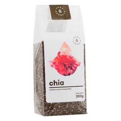 Miniaturka artykułu - Chia nasiona - 200 g Aura Herbals