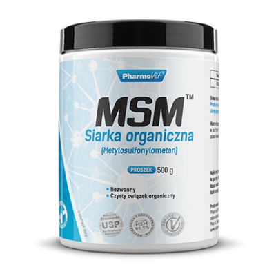 Miniaturka artykułu - PHARMOVIT MSM Siarka organiczna - 500g