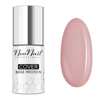 Miniaturka artykułu - NeoNail Lakier hybrydowy 7,2 ml - Cover Base Protein Natural Nude - 7034-7