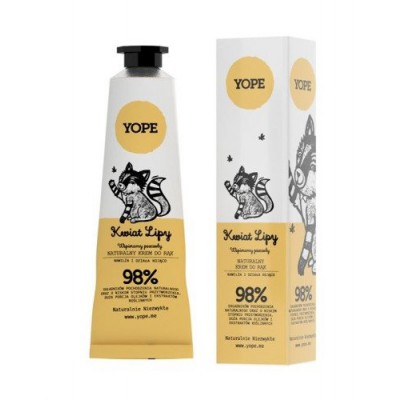 Miniaturka artykułu - YOPE Kwiat lipy Krem do rąk, 50ml