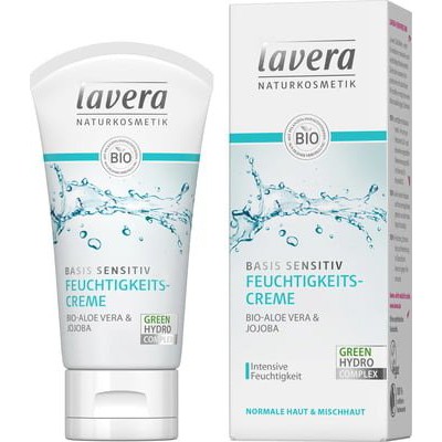 Miniaturka artykułu - LAVERA KREM NAWILŻAJĄCY BIO-JOJOBA I BIO-ALOES, 50ML