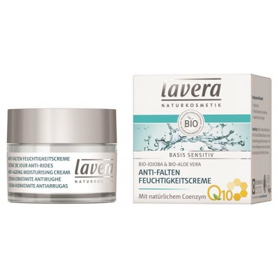 Miniaturka artykułu - Lavera Krem nawilżający przeciwstarzeniowy z koenzymem Q10, 50ml