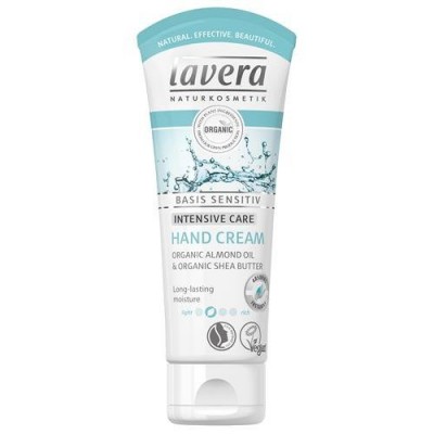 Miniaturka artykułu - Lavera Krem do rąk z bio-olejem migdałowym i masłem shea, 75ml