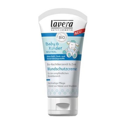 Miniaturka artykułu - Lavera Krem ochronny przeciw odparzeniom dla dzieci i niemowląt z bio wiesiołkiem i cynkiem, 50ml