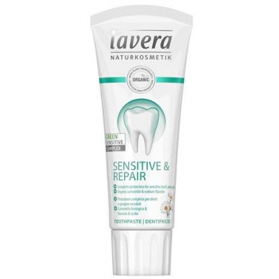 Miniaturka artykułu - Lavera Ekologiczna pasta do zęb&oacute;w wrażliwych, 75ml