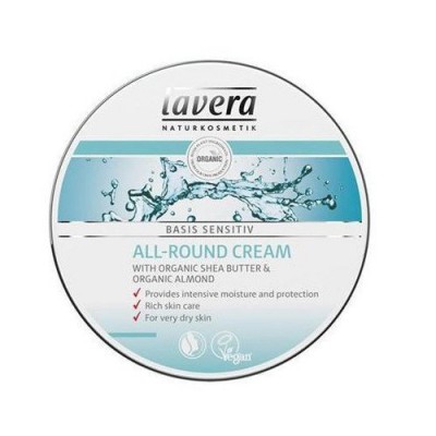 Miniaturka artykułu - Lavera MINI Krem pielęgnacyjny z masłem shea i olejem ze słodkich migdał&oacute;w, 25 ml
