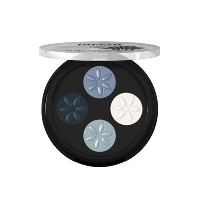 Miniaturka artykułu - Lavera Cienie do powiek QUATTRO 07 Blue platinum 4x0,8 g