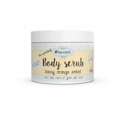 Miniaturka artykułu - NACOMI Peeling do ciała Pomarańczowy sorbet, 200ml