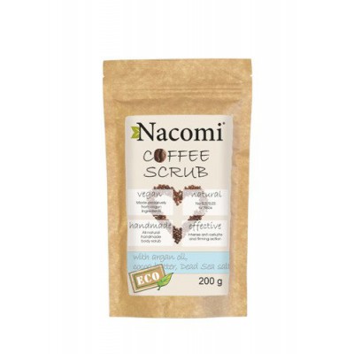 Miniaturka artykułu - NACOMI Peeling do ciała suchy kawa, 200g