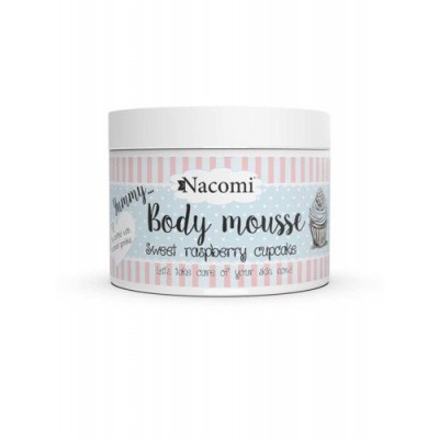 Miniaturka artykułu - NACOMI Mus do ciała Malina, 180ml
