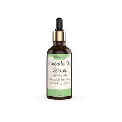 Miniaturka artykułu - NACOMI Serum na końc&oacute;wki avocado z pipetą, 50ml