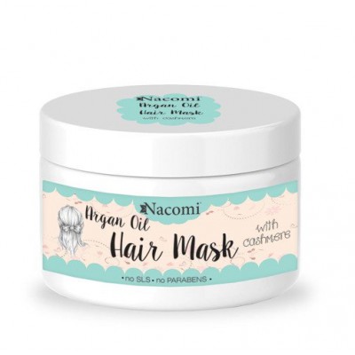 Miniaturka artykułu - NACOMI Maska do włos&oacute;w Argan-Kaszmir, 200 ml