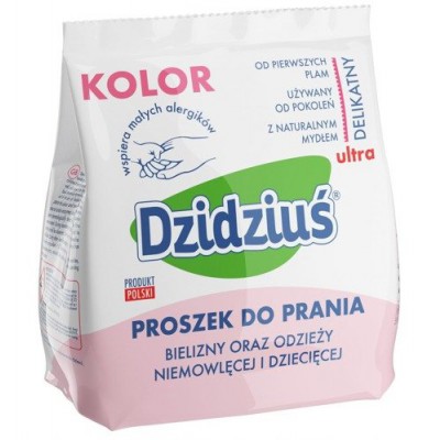 Miniaturka artykułu - DZIDZIUŚ Proszek do prania KOLOR, 850g
