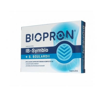 Miniaturka artykułu - Biopron IB-Symbio + S. Boulardii, 15 kaps.