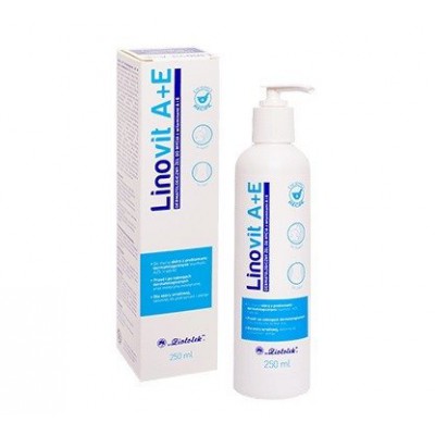 Miniaturka artykułu - LINOVIT A+E Dermatologiczny żel do mycia, 250ml