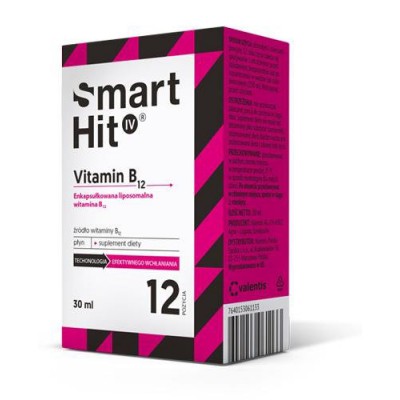SmartHit IV Płyn liposomalna witamina B12, 30 ml