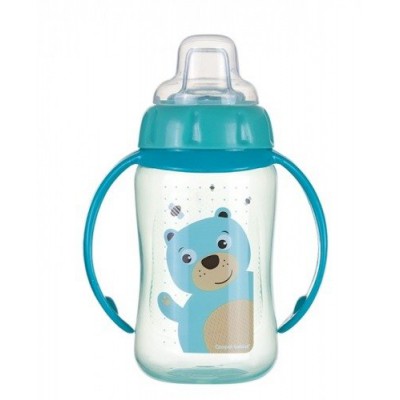 Miniaturka artykułu - CanpolBabies kubek treningowy z silikonowym ustnikiem 6m+, 320ml