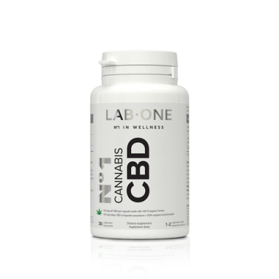LAB ONE Cannabis CBD, 30 kaps.