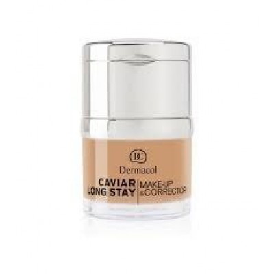 Miniaturka artykułu - DERMACOL MakeUp&Corrector Podkład z korektorem 5.0 Cappucino, 30ml