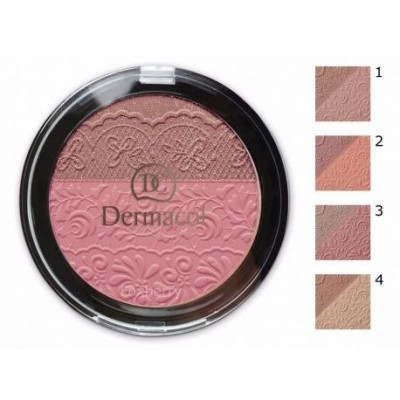 Miniaturka artykułu - DERMACOL Duo blusher R&oacute;ż dwukolorowy 1, 1szt