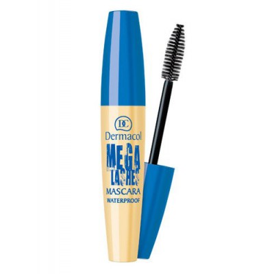 Miniaturka artykułu - DERMACOL Mega lashes mascara Wodoodporny tusz do rzęs, 1szt