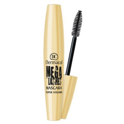 Miniaturka artykułu - DERMACOL Mega lashes mascara Brown Tusz do rzęs, 1szt
