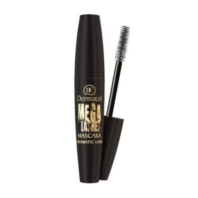 Miniaturka artykułu - DERMACOL Mega Lash Dramatic Look Black Tusz do rzęs, 13ml