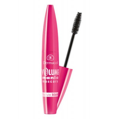 Miniaturka artykułu - DERMACOL Volume Mania Mascara Black Tusz do rzęs, 1szt.