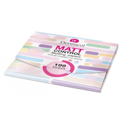 Miniaturka artykułu - DERMACOL Mattyfying Blotting Papers Bibułki matujące, 100szt