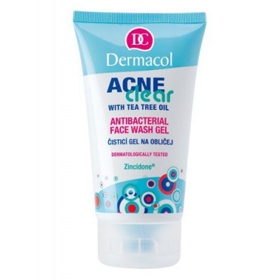 Miniaturka artykułu - DERMACOL Acneclear Antybakteryjny żel do mycia twarzy, 150ml