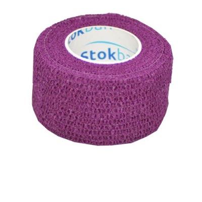Stokban Bandaż elastyczny samoprzylepny fioletowy, 2,5cm x 4,5m