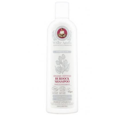 Miniaturka artykułu - BABUSZKA AGAFIA WHITE Szampon łopianowy, 280ml