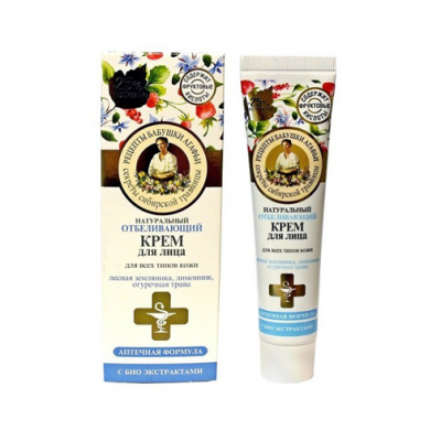 Miniaturka artykułu - Babuszka Agafia Krem do twarzy wybielający, 40ml