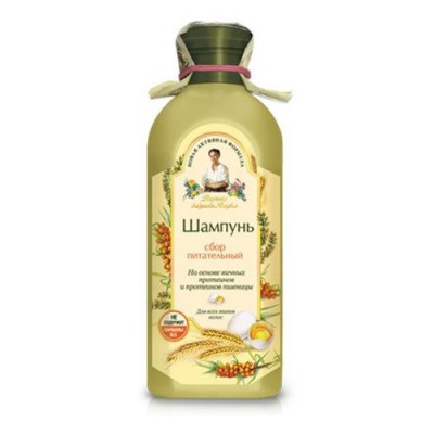 Miniaturka artykułu - Babuszka Agafia Szampon odżywczy, 350 ml
