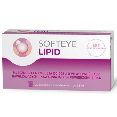 Miniaturka artykułu - Softeye Lipid 20 pojemniczk&oacute;w x 0,3ml