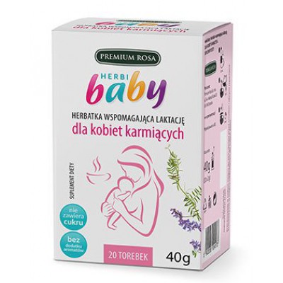 Miniaturka artykułu - Herbi Baby Herbatka dla karmiących, 20sasz.
